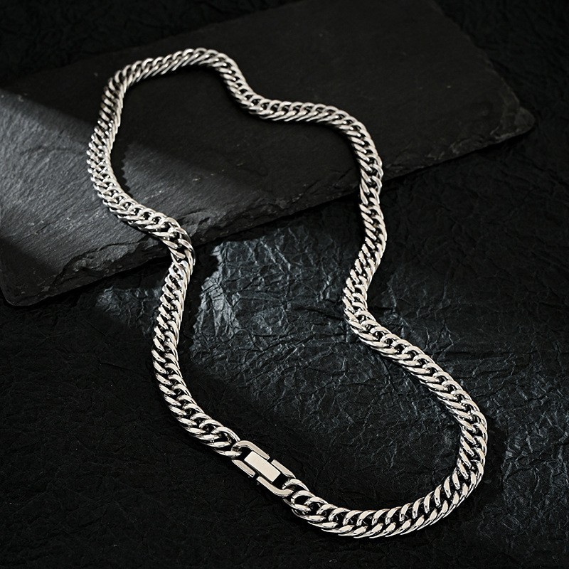 Cuban Link Chain 12Mm - 7 MM Kubańskie łańcuchy ze stali
