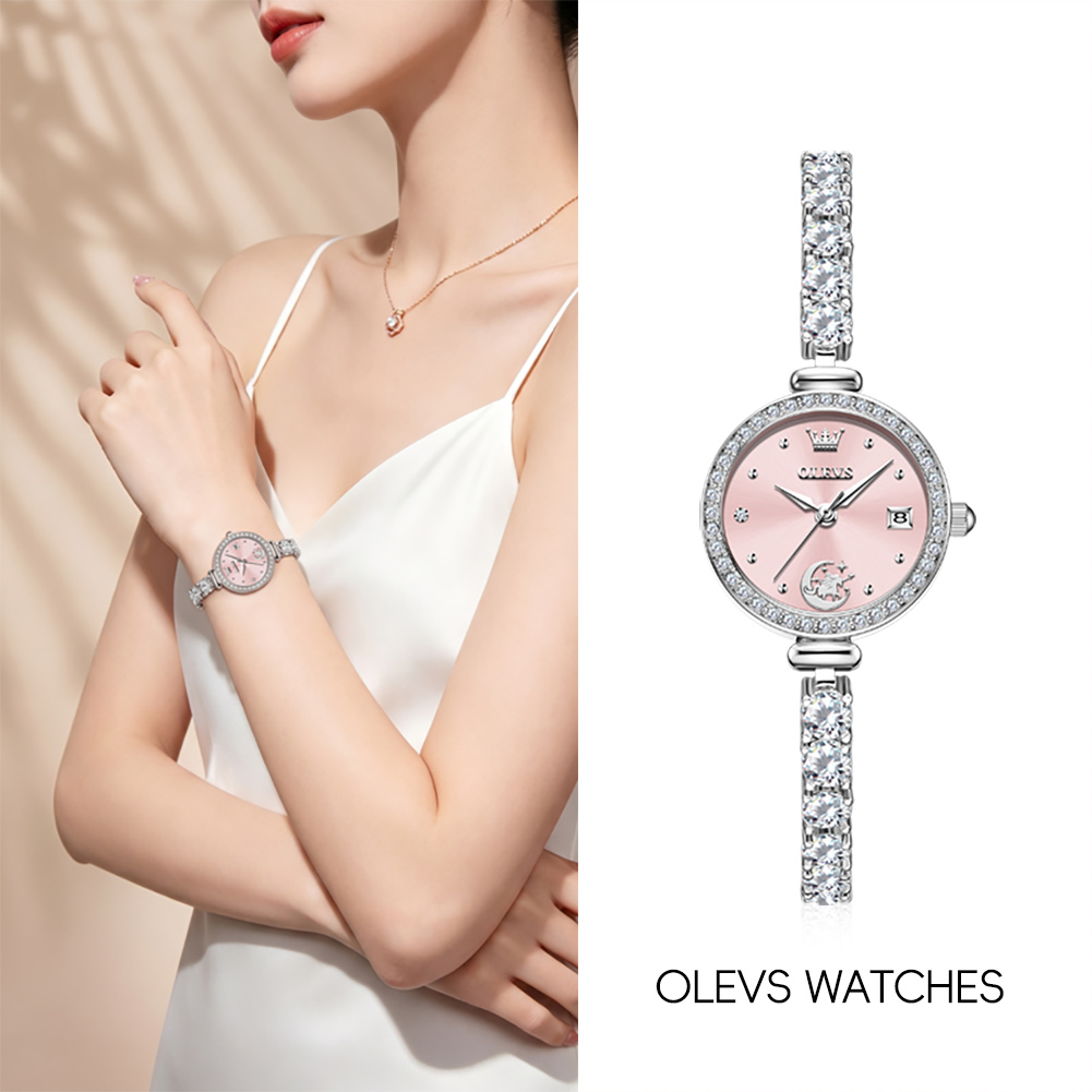 Watch Accessories - OLEVS 2998 Oryginalny Autentyczny Zegarek Damski