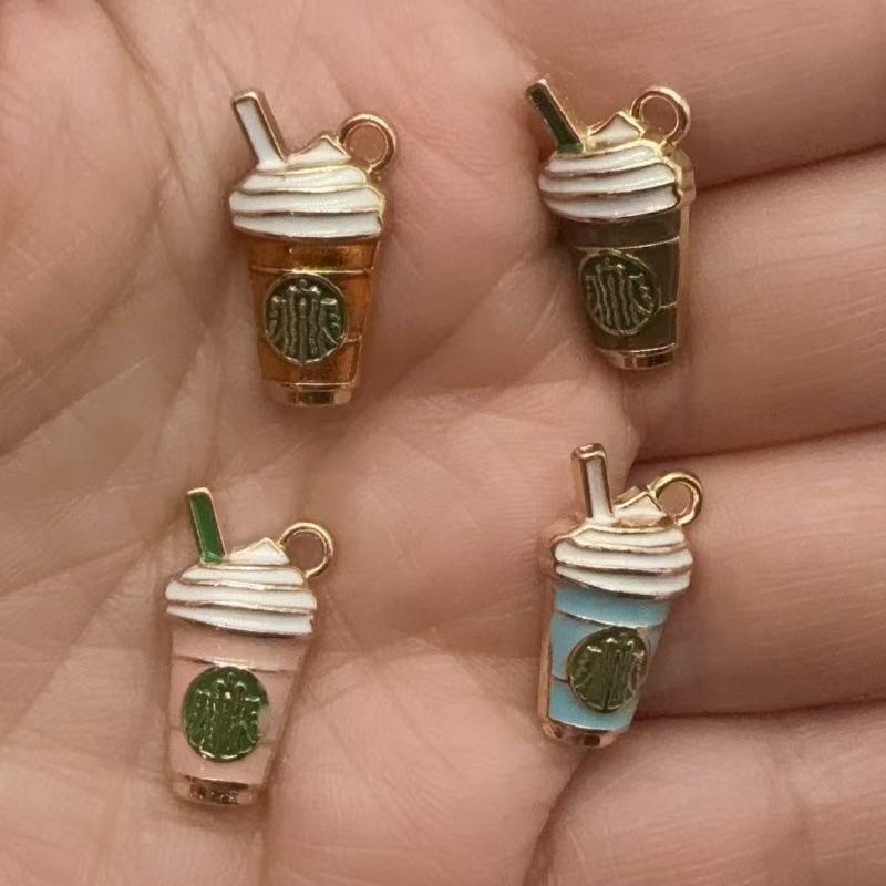 Earrings - 10 sztuk zawieszek w kształcie butelki