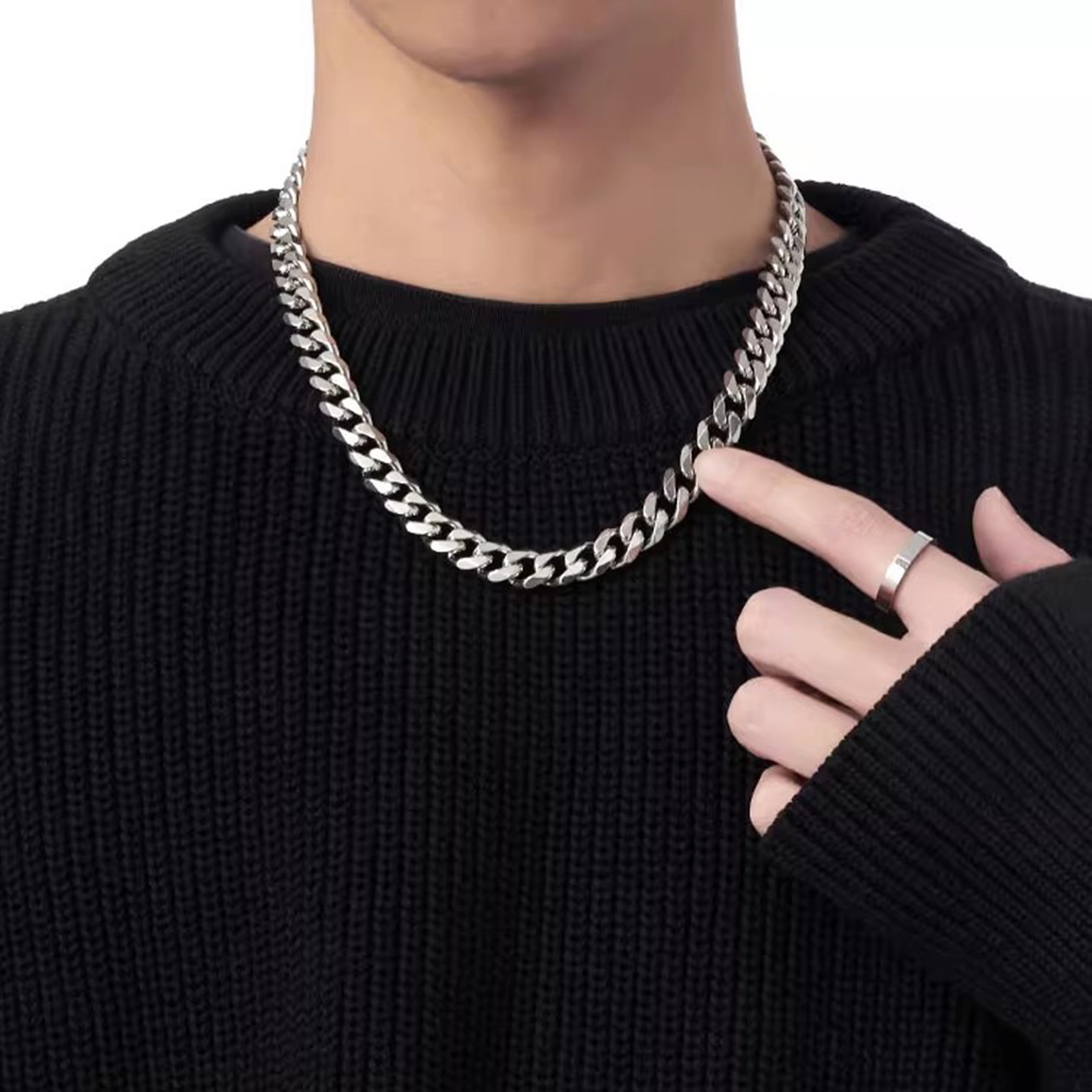 Cuban Link Chain 12Mm - 3/5/7mm Łańcuch kubański ze stali nierdzewnej