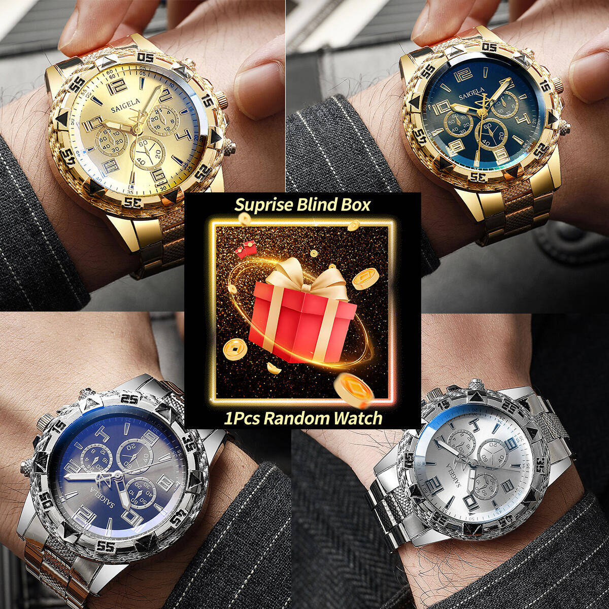 Watch Accessories - 1 szt. Niespodzianka Tajemniczy Zegarek Blind