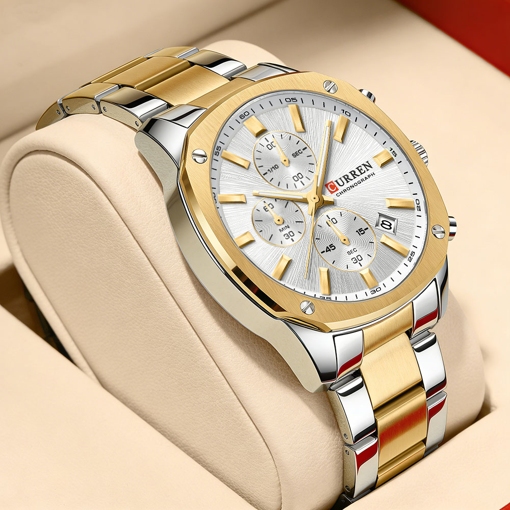 Watch Accessories - CURREN Nowoczesny męski zegarek sportowy 42