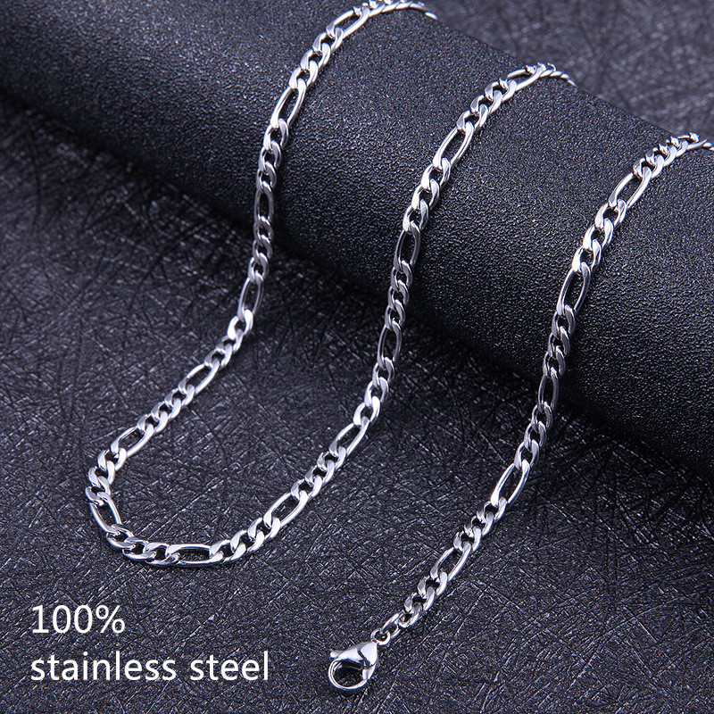 Cuban Link Chain 12Mm - Cheap wholesale 4MM stal nierdzewna 3:1