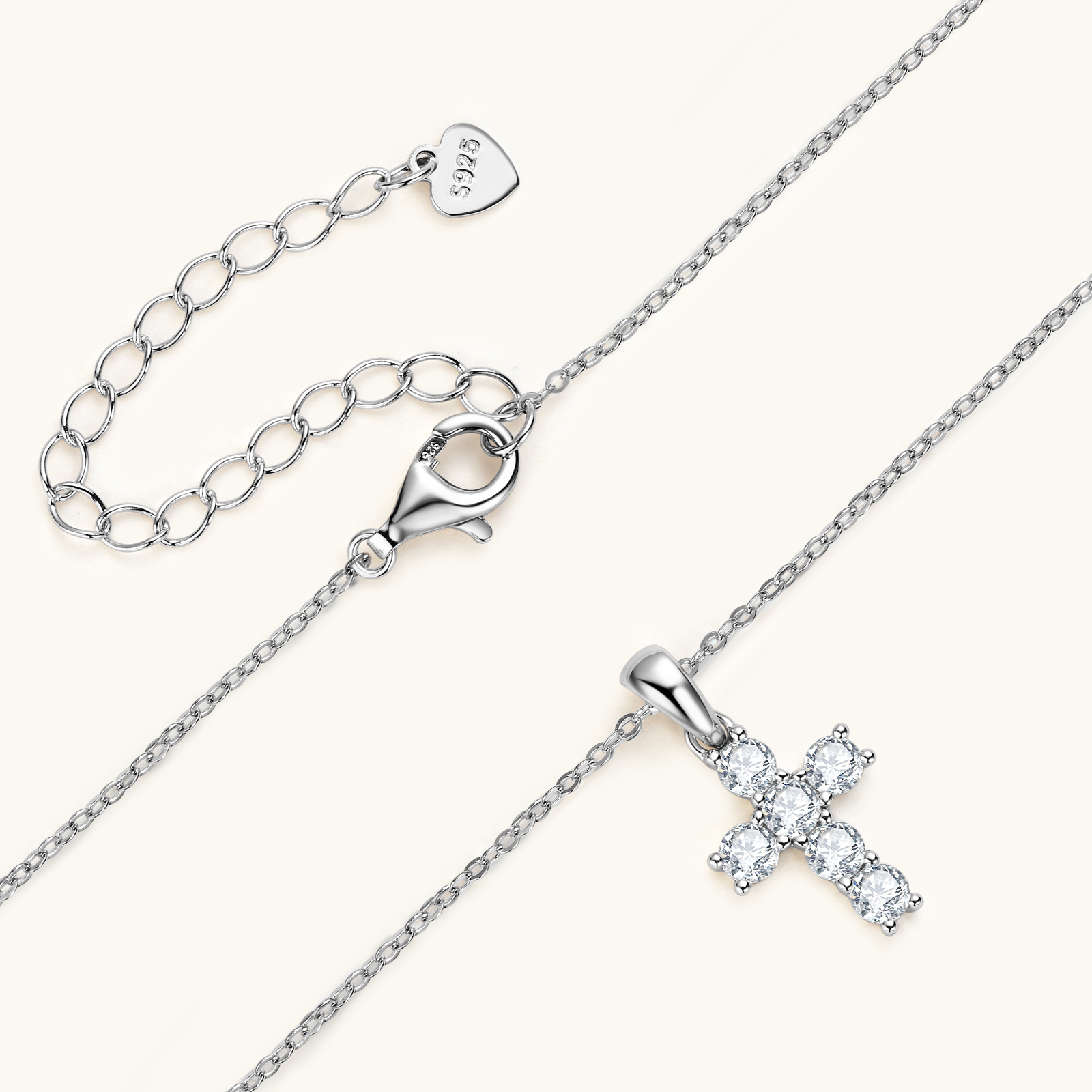 Abestecom Pozłacany 14-karatow – Cross Pendant Necklace Gold recenzja i cena