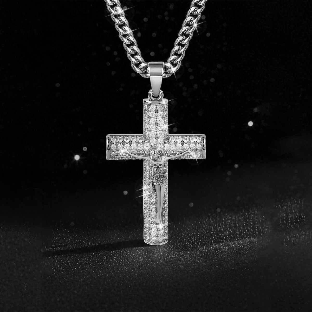 Złocony naszyjnik z krzyżem dl – Cross Pendant Necklace Gold recenzja i cena