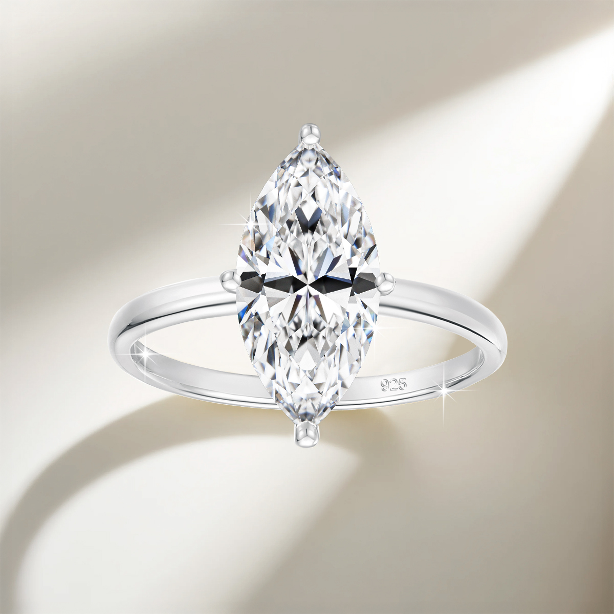 Pierścionek zaręczynowy z mois – Moissanite Engagement Ring 1 Carat recenzja i cena