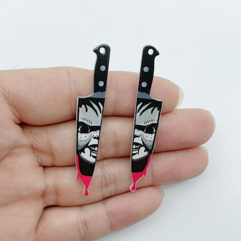 10 sztuk akrylowych ozdób na H – Earrings recenzja i cena