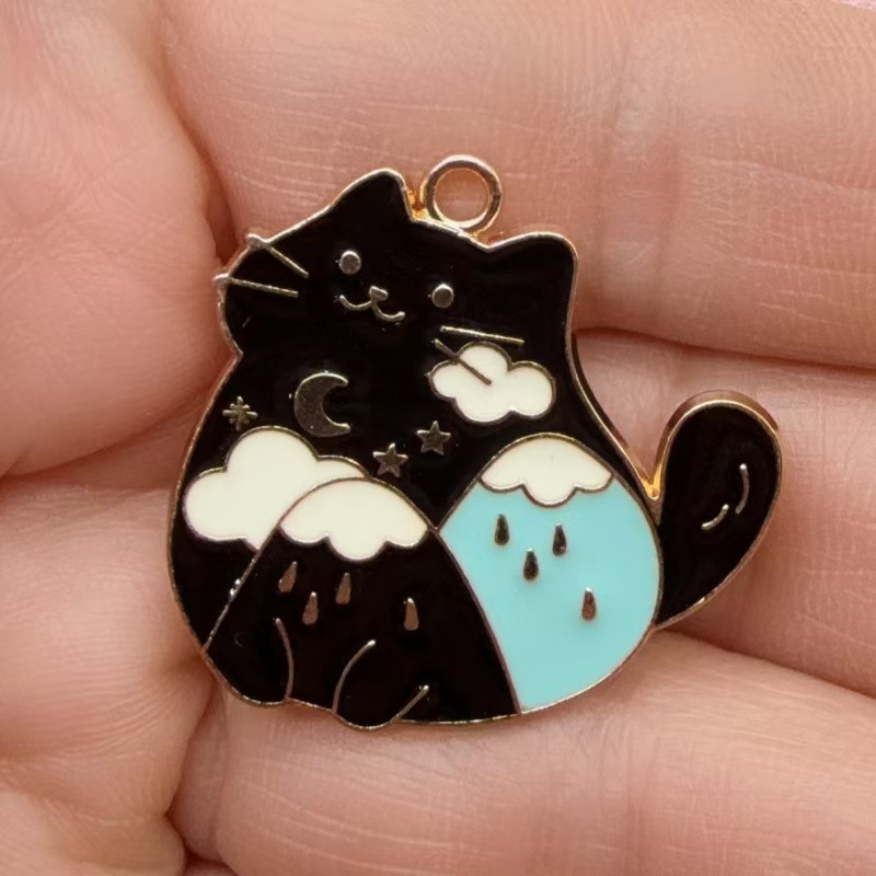 10 szt. Motyl Kot Miłość Korea – Earrings recenzja i cena