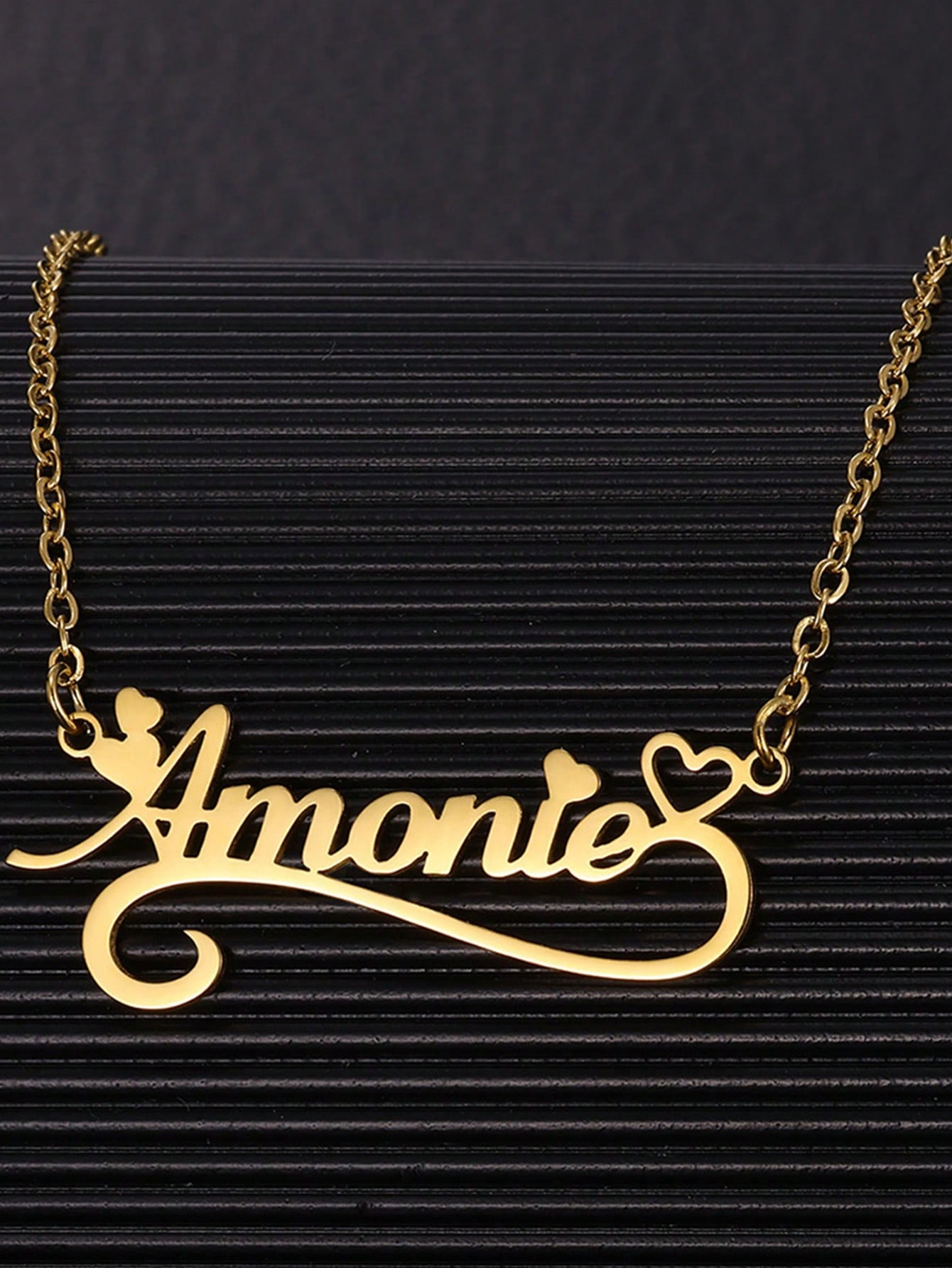 Nazwa własna naszyjniki z wydr – Custom Name Necklace Stainless Steel recenzja i cena