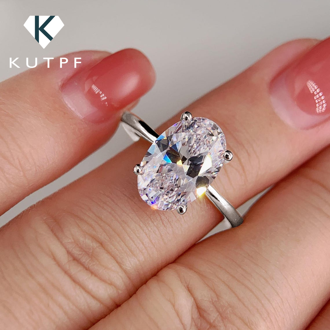 Pierścionki zaręczynowe z mois – Moissanite Engagement Ring 1 Carat recenzja i cena