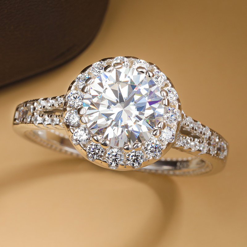 Prawdziwe pierścionki z moissa – Moissanite Engagement Ring 1 Carat recenzja i cena