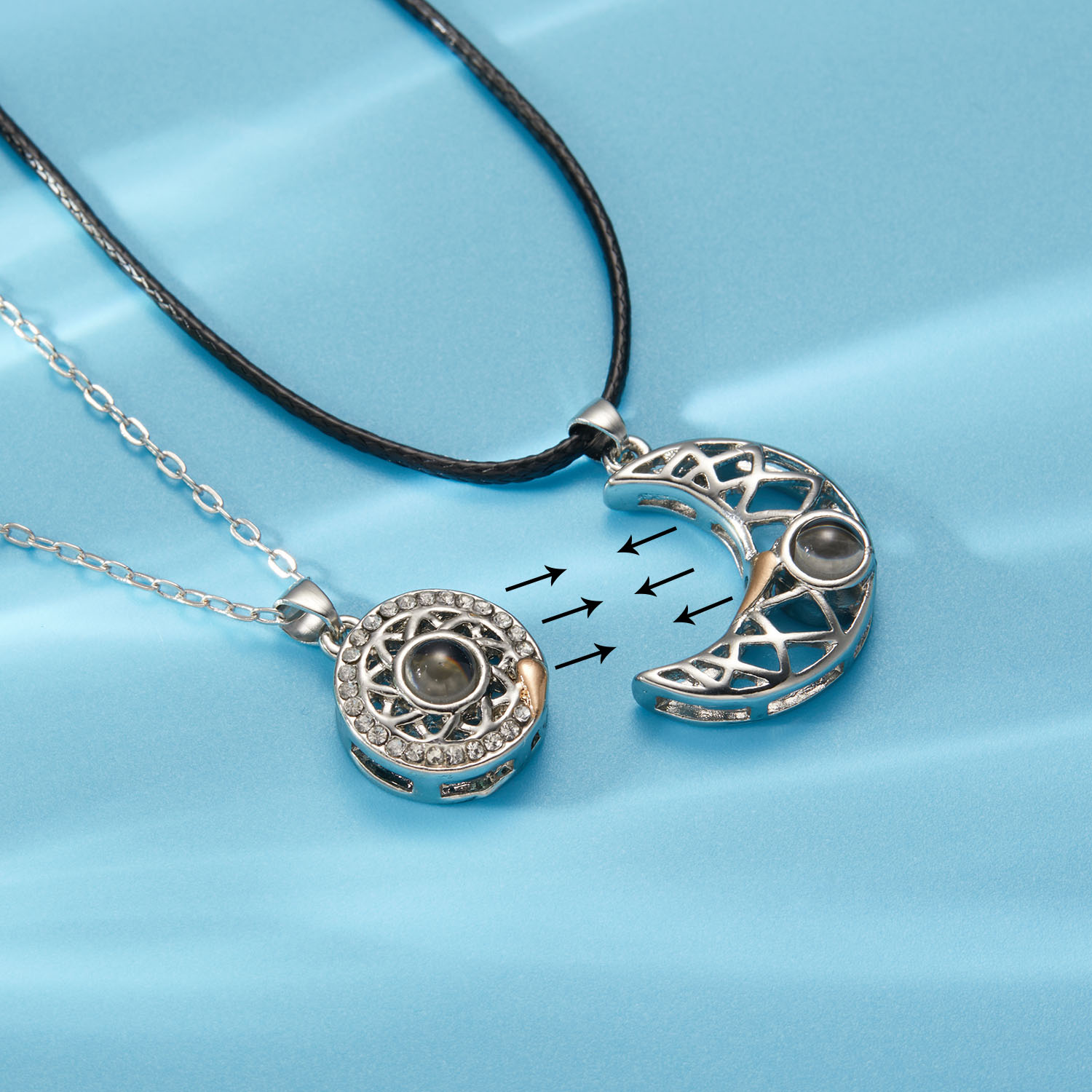 Romantyczny magnetyczny naszyj – Magnetic Couple Matching Necklaces recenzja i cena