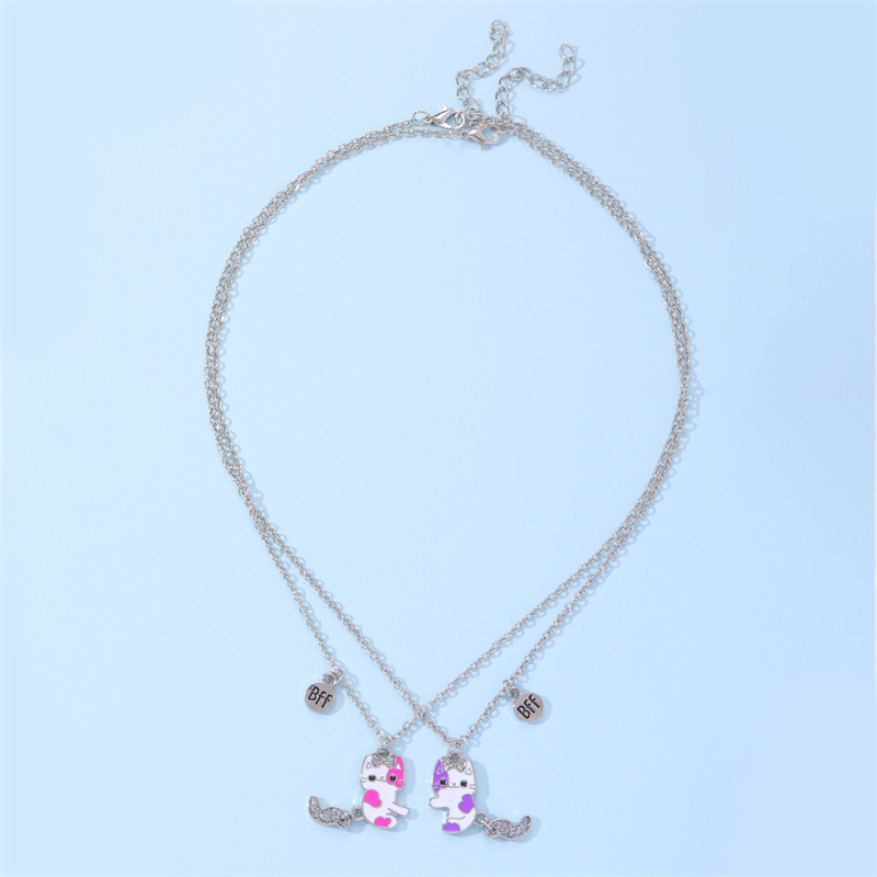 2 szt. Naszyjnik dla najlepszy – Magnetic Couple Matching Necklaces recenzja i cena