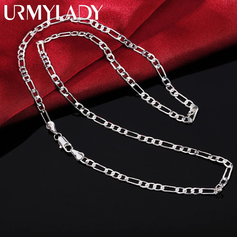 40-75cm 925 srebro 16-30 cali  – Cuban Link Chain 12Mm recenzja i cena