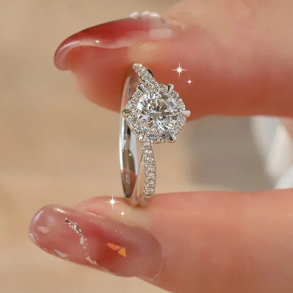 1 CT GRA Certyfikowany pierści – Moissanite Engagement Ring 1 Carat recenzja i cena