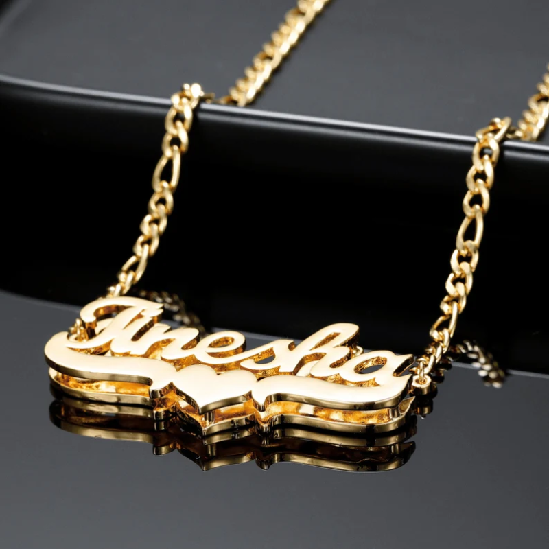 Amaxer spersonalizowany niesta – Custom Name Necklace Stainless Steel recenzja i cena
