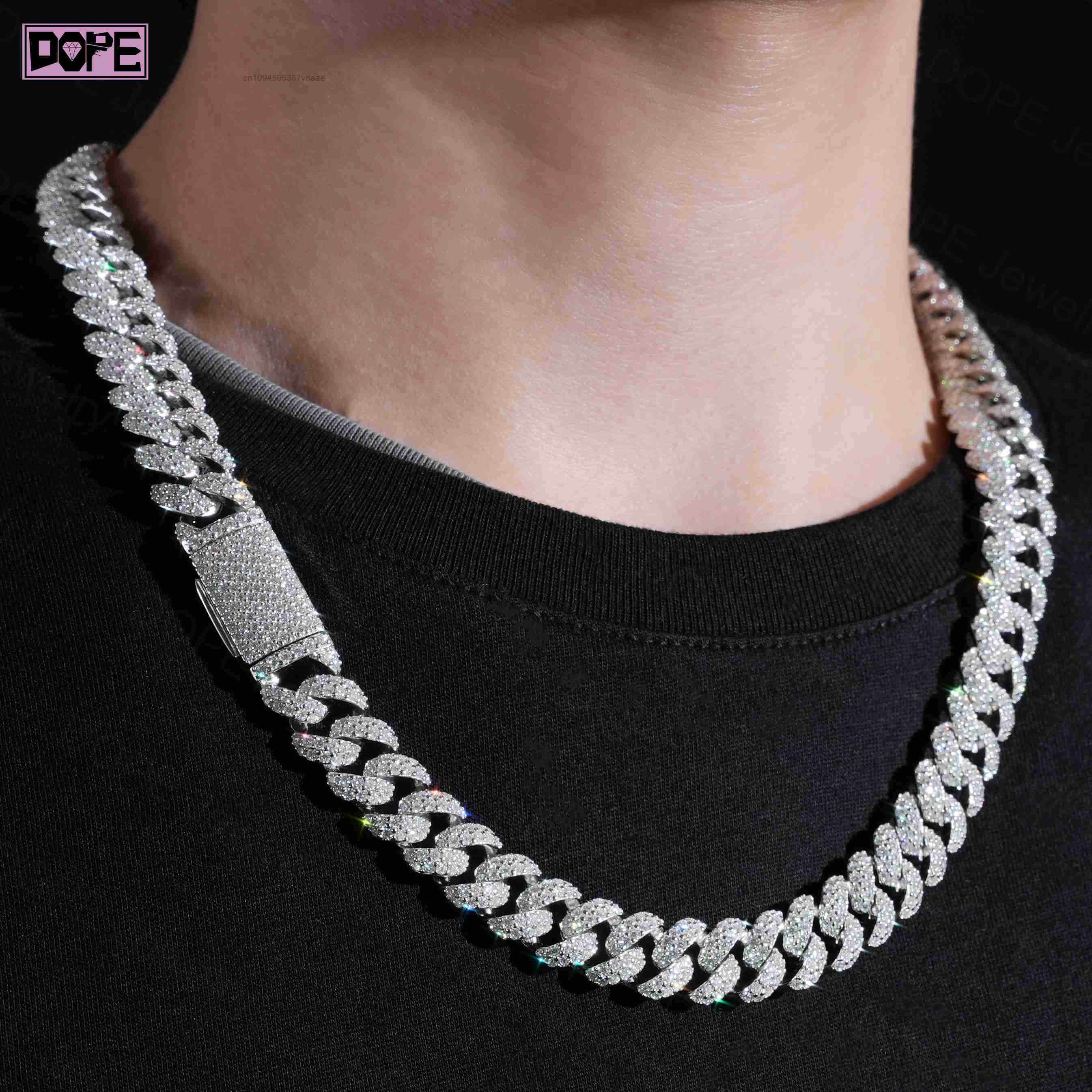 12mm Vvs Iced Out Moissanite C – Cuban Link Chain 12Mm recenzja i cena