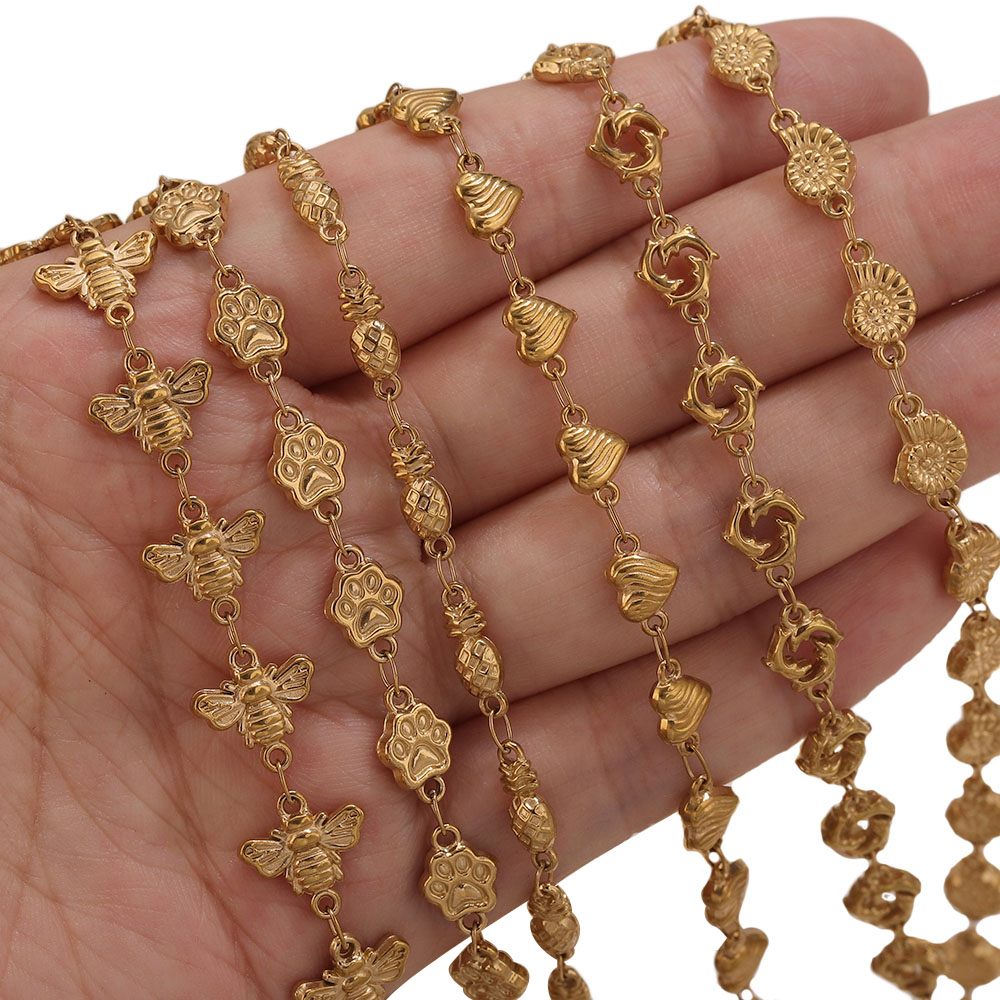 1M Złote Łańcuszki ze Stali Ni – Body Jewelry recenzja i cena