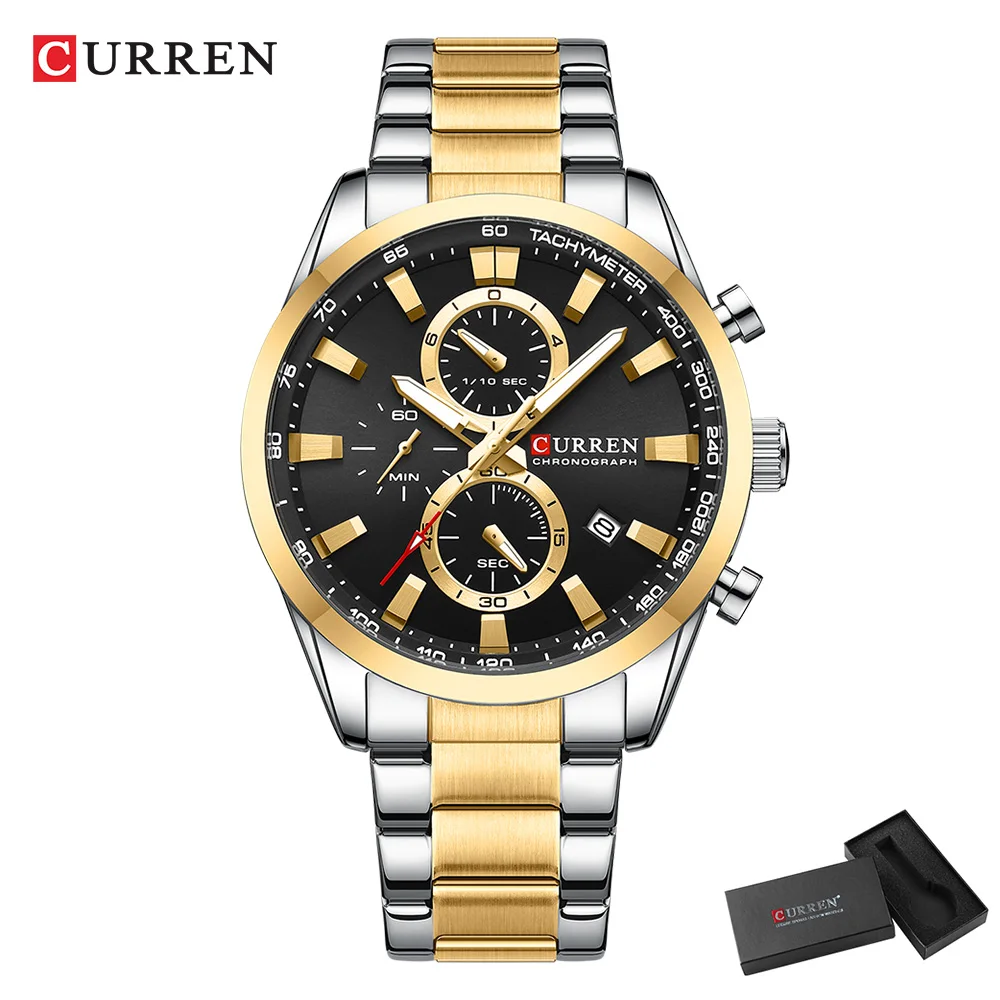 CURREN Casual Quartz Chrono Sp – Watch Accessories recenzja i cena