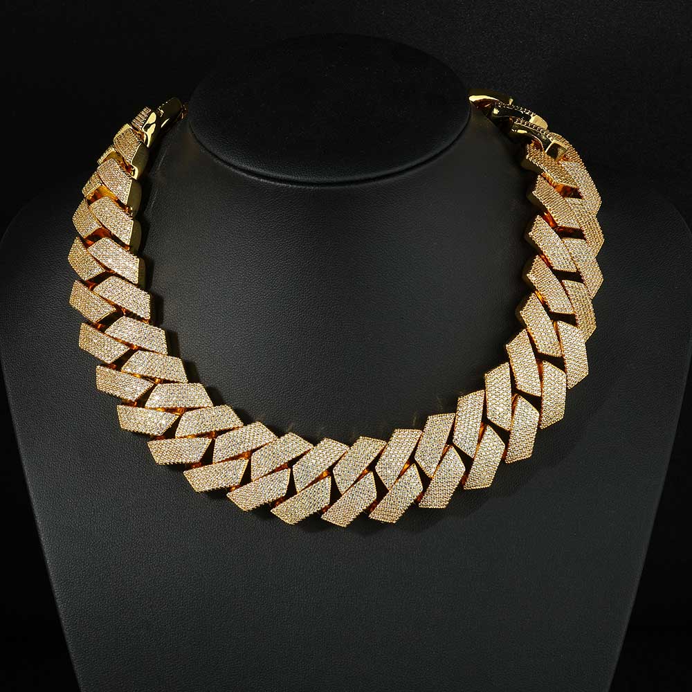 Nuoya Iced Out 26mm 6-rzędowy  – Cuban Link Chain 12Mm recenzja i cena