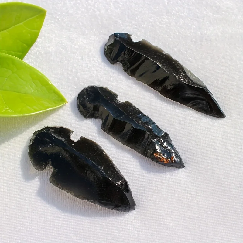 Wisiorek z obsydianu - Ręcznie – Crystal Pendant Necklace Natural Stone recenzja i cena