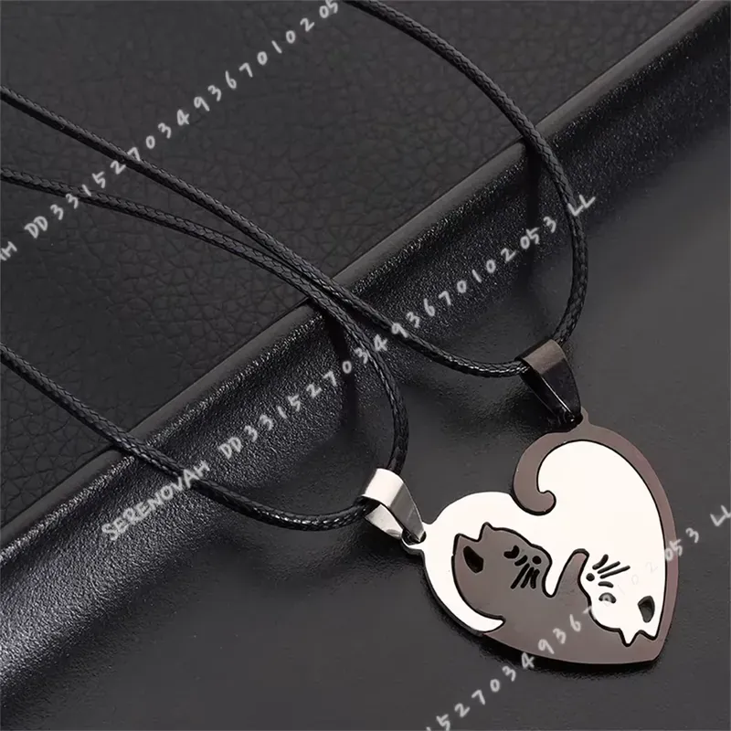 1 para kreatywnych, uroczych b – Magnetic Couple Matching Necklaces recenzja i cena