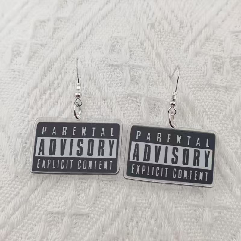 10 sztuk akrylowych czarno-bia – Earrings recenzja i cena