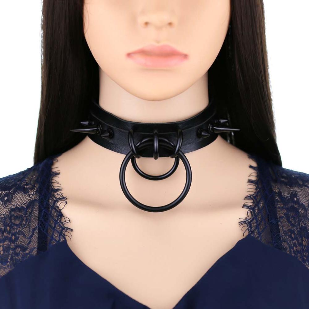 Czarny kolczasty Choker Goth s – Goth Punk Spike Choker recenzja i cena