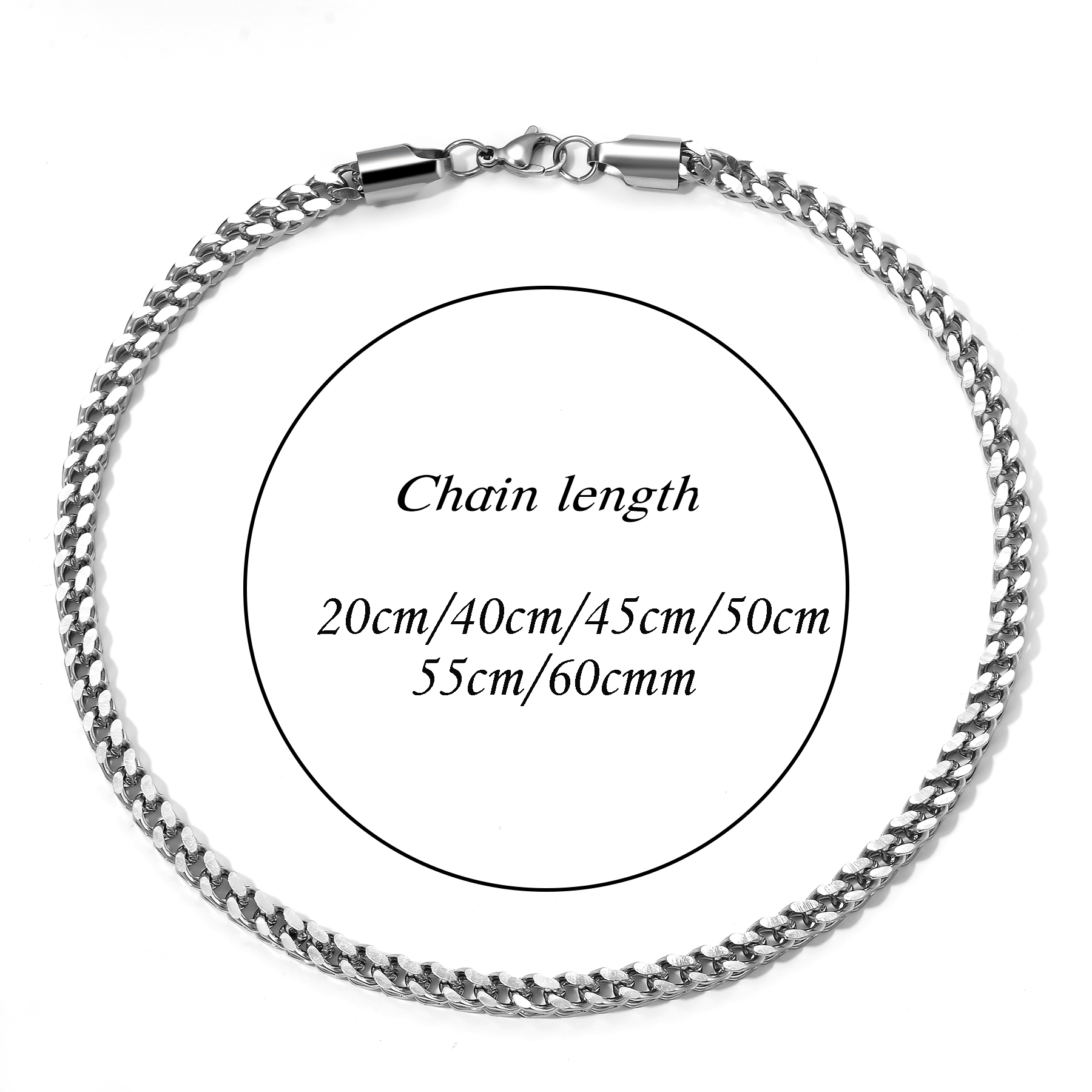 1 szt. Rozmiar 3mm-5mm Złoty/S – Cuban Link Chain 12Mm recenzja i cena