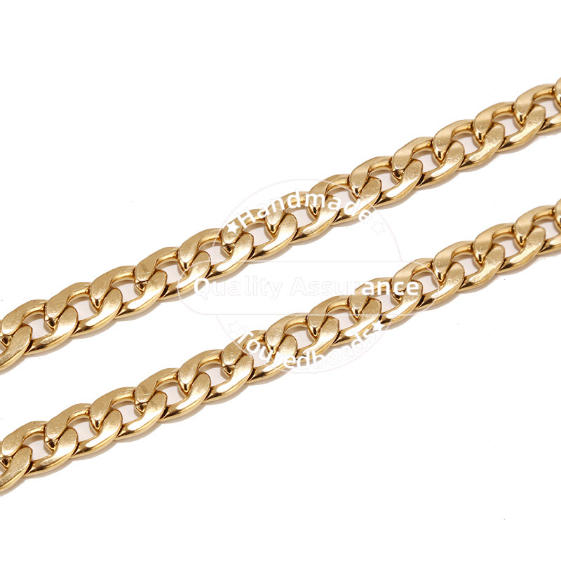 1m złoty Tone 12mm szerokość c – Cuban Link Chain 12Mm recenzja i cena