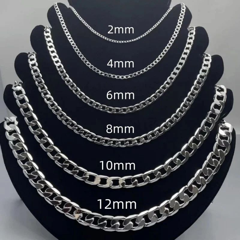 Męski naszyjnik ze srebra prób – Cuban Link Chain 12Mm recenzja i cena