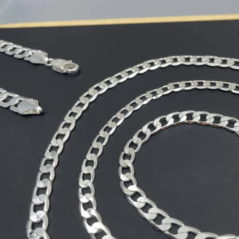 Męski naszyjnik ze srebra prób – Cuban Link Chain 12Mm recenzja i cena