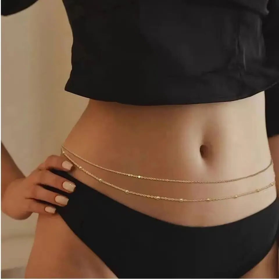 HipHop Podwójne Łańcuszki na B – Body Jewelry recenzja i cena