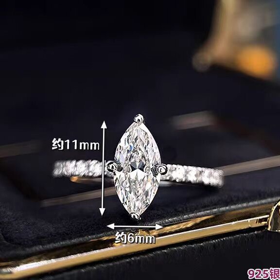 Luksusowe prawdziwe 1-karatowe – Moissanite Engagement Ring 1 Carat recenzja i cena