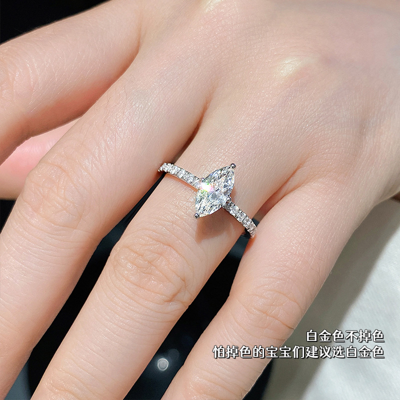 Luksusowe prawdziwe 1-karatowe – Moissanite Engagement Ring 1 Carat recenzja i cena