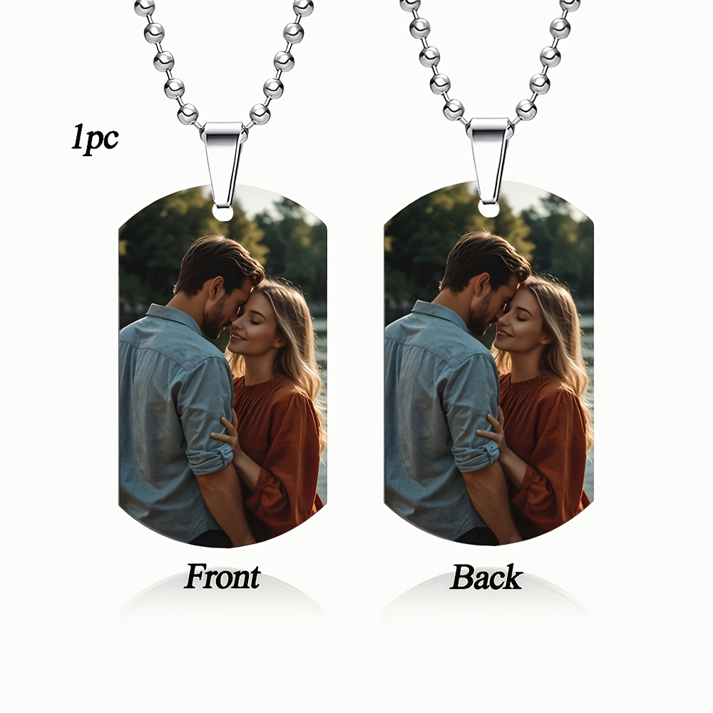 Personalizowany męski naszyjni – Custom Name Necklace Stainless Steel recenzja i cena
