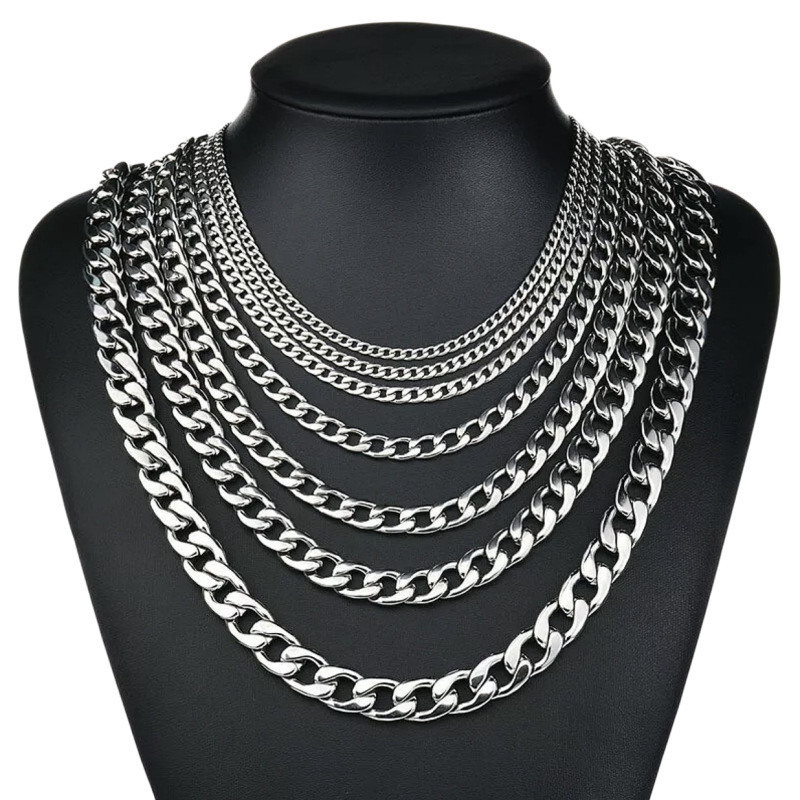 Naszyjnik męski z łańcuszkiem  – Cuban Link Chain 12Mm recenzja i cena