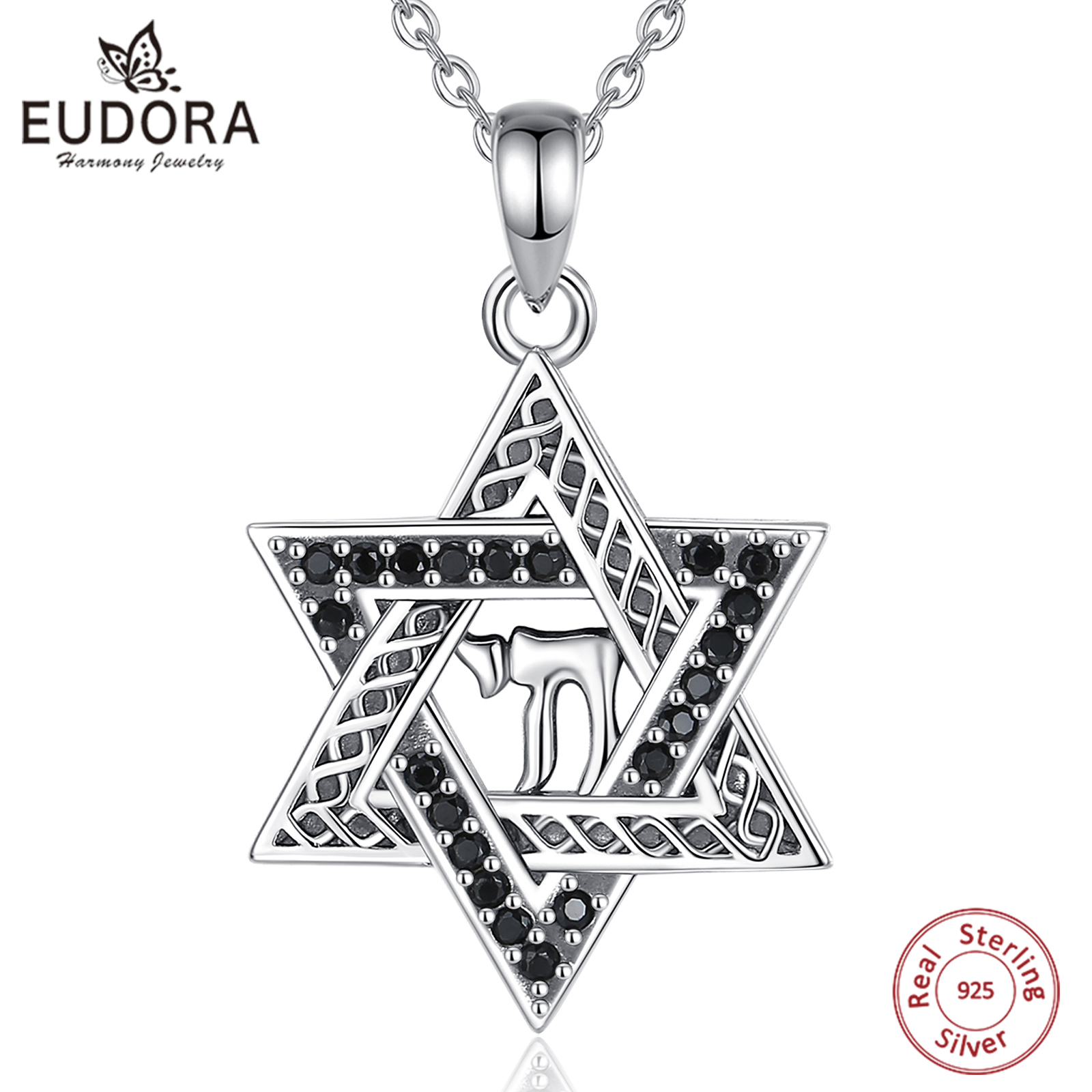 Eudora 925 Sterling Silver Sta – 925 Sterling Silver Chain Necklace Men recenzja i cena