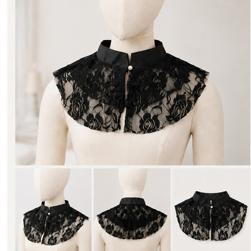 Elegancki koronkowy kwiatowy s – Necklaces recenzja i cena