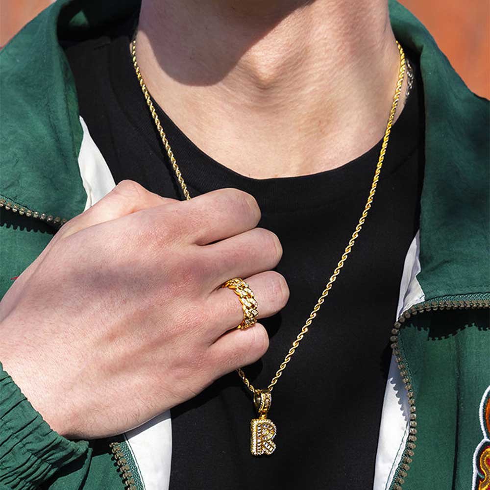 Prawdziwe 18-karatowe złocenie – Initial Letter Necklace 18K Gold recenzja i cena