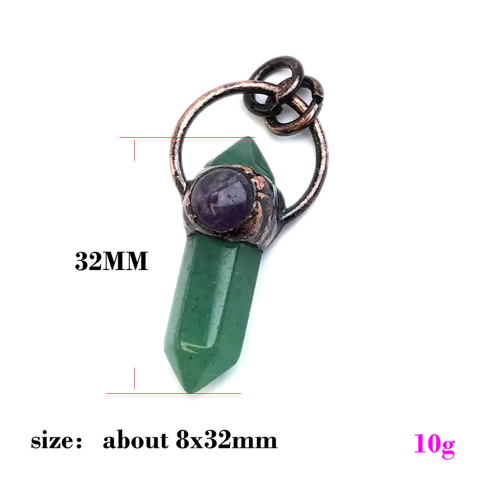 Naturalne kamienne wisiorki z  – Crystal Pendant Necklace Natural Stone recenzja i cena